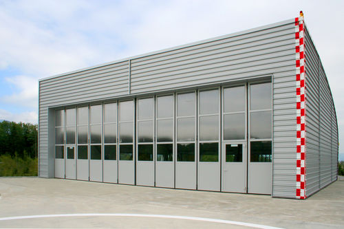 Hangar-Schiebetor - AL602SF - Schneider Torsysteme - faltbar / für Flugzeug / für Hubschrauber