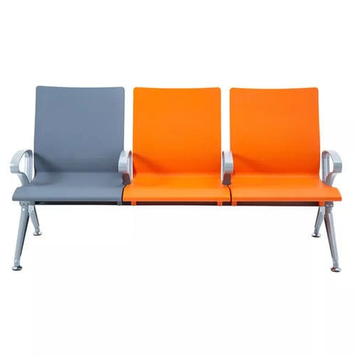 Traversenbank für Flughafen - SJ9077G - Guangdong Oshujian Furniture Manufacturing Co., Lt - 3 Plätze / Metall / Aluminium