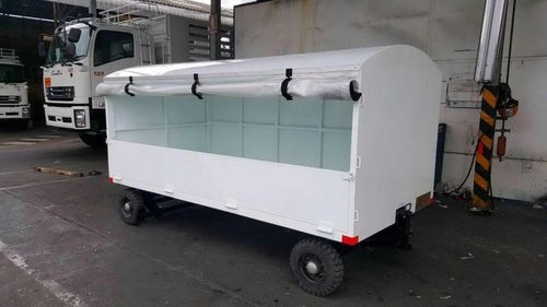 Gepäckwagen für Passagierterminal - Sammitr Motors Manufacturing PLC - mit Plane