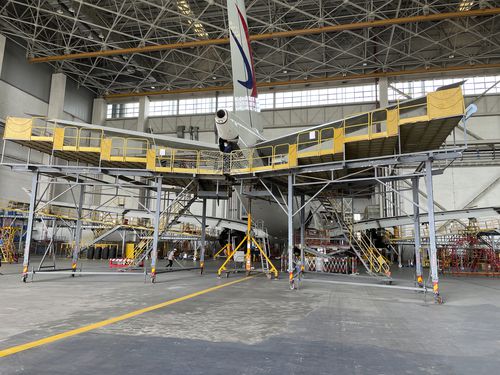 Flugzeugdock für Flugzeugheck - 44 - Shanghai Ifly GSE Co.,Ltd. - für Flugzeuge / für die Nase des Flugzeugs / für den Rumpf
