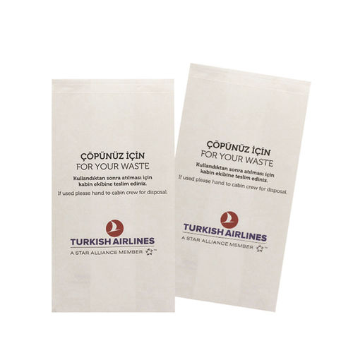 Spuckbeutel für Flugzeug - Turkish Airlines - Shantou Luoyi Trading Co., LTD - Papier