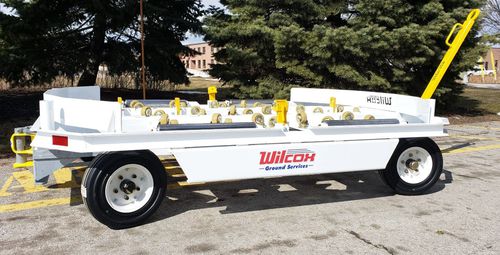 Anhänger für Containertransport - Wilcox GSE - für Palette / Baumaschinentransporter / 2-Achsen