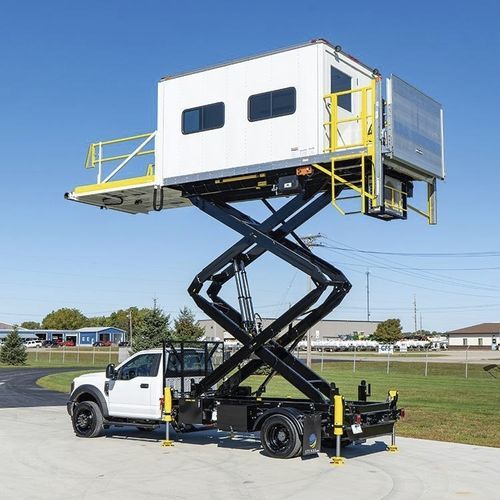 Arbeitshebebühne - DPT-512 - Stinar LLc. - Scheren / für Flugzeug