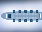 Cabin management system (CMS) für Flugzeug