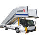 Boarding-Treppe / mit Eigenantrieb / mobil / für Flugzeug