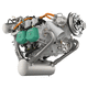 Kolbenmotor / 100 - 300ch / 50 - 100kg / für Leichtflugzeug / 4-Takt