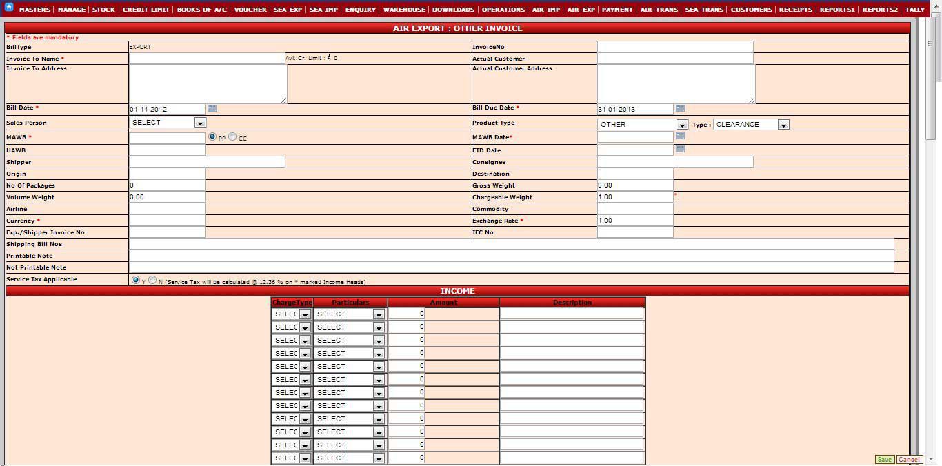 Software de gestión CFIFM Cargoflash Infotech Pvt. Ltd. de