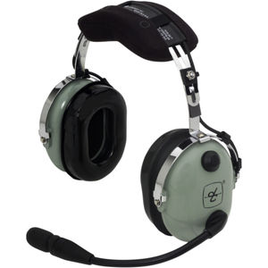 casco con micrófono para helicóptero