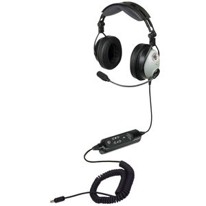 casco con micrófono para helicóptero