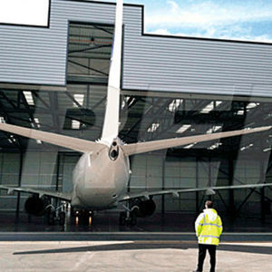 hangar para avión