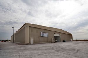 hangar para avión