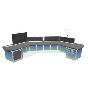 consola de control de tráfico aéreo multiplaza