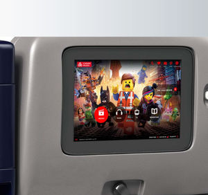 sistema de entretenimiento para cabina de avión
