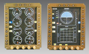 pantalla para cabina de avión para instrumento de aviónica