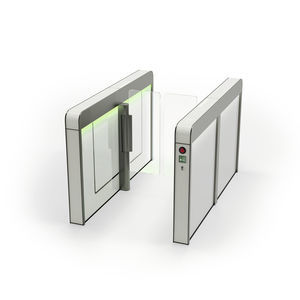 puerta de embarque automática con lector de tarjetas