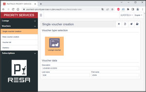 software de gestión de pasajeros