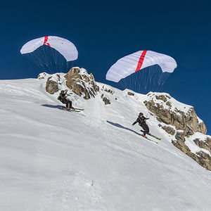 parapente montaña