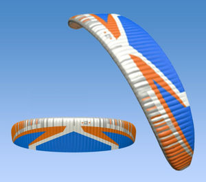 vela de paramotor monoplaza