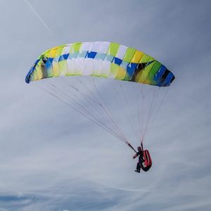 vela de paramotor de aeromodelismo con radio control
