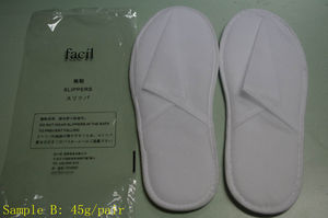 pantufla para avión de línea