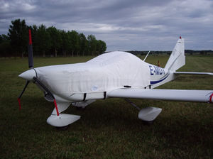 lona de protección para avión 1