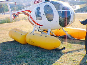 sistema de flotabilidad para helicóptero