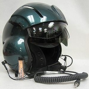 casco para helicóptero