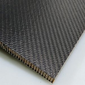 panel sándwich cara de fibra de carbono