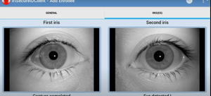 software de reconocimiento del iris