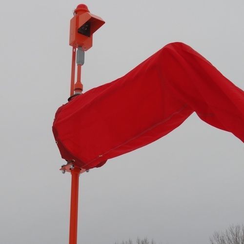 Cono de viento para aeropuerto - L-806(L) - ADB SAFEGATE - con mástil