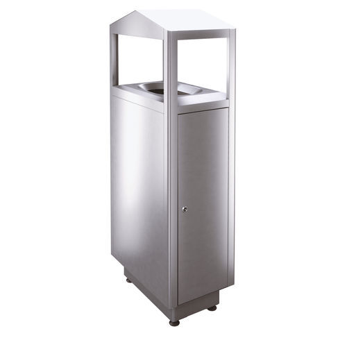 Cubo de basura para aeropuerto - S100D - AUWEKO GMBH - de suelo / de reciclaje