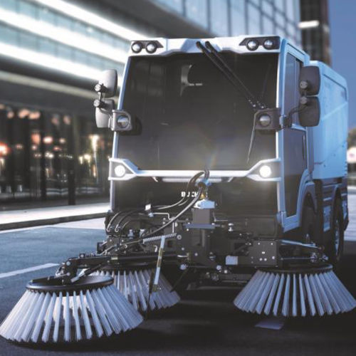 Barredora para aeropuerto - CityCat V20e - BUCHER MUNICIPAL - con operador a bordo / compacta / eléctrica