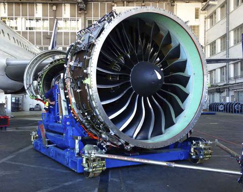 Transportador para motor - Pratt & Whitney - DEDIENNE AEROSPACE SAS - para aeropuerto