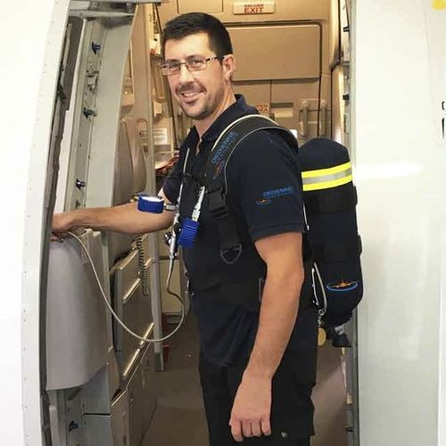 Botella de oxígeno para avión - DEDIENNE AEROSPACE SAS