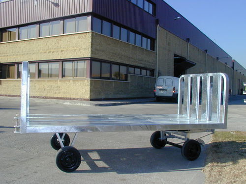 Carro de equipaje para el apoyo desde tierra - CE-2 - EINSA - EQUIPOS INDUSTRIALES DE MANUTENCIÓN - con 4 ruedas