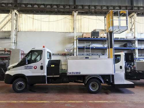 Vehículo de abastecimiento de agua potable autónomo - EWT-2500 - ERSEL TECHNOLOGY CO. LTD. - con cesta / para aeropuerto
