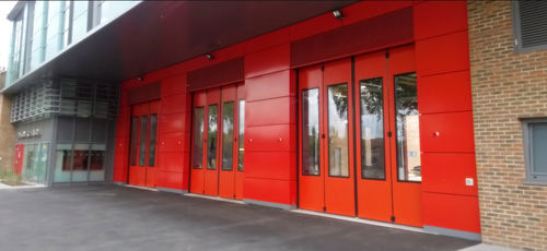 Puerta de hangar plegable - SWT series - JEWERS DOORS - para avión / industrial / automática