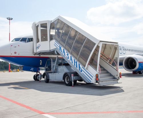 Escalerilla de embarque - TTA-S - LAS-1 COMPANY LTD. - móvil / autónoma / para avión