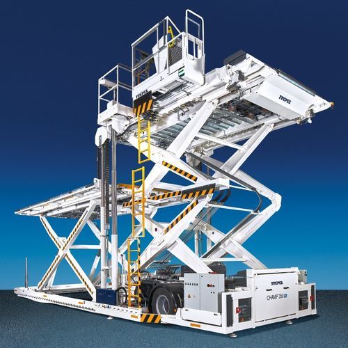 Cargador elevador de tijera - CHAMP 350e - TREPEL AIRPORT EQUIPMENT GMBH - para mercancía / diésel / eléctrico