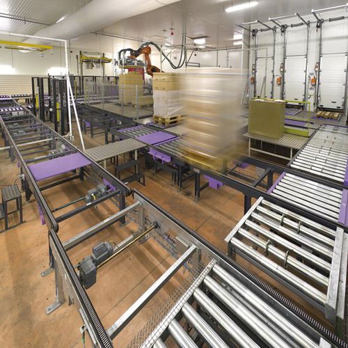 Transportador de rodillos - ULMA HANDLING SYSTEMS - para mercancía / modulable / para aeropuerto