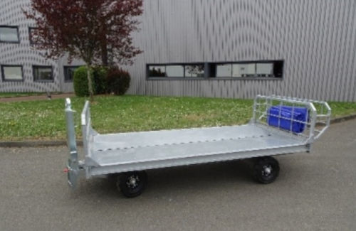 Carro de equipaje para el apoyo desde tierra - U3000 - USIMAT-SERMEES - con 4 ruedas / abierto