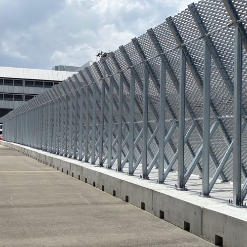 Barrera antichorro de metal - OPO - VALIS ENGINEERING - para aeropuerto
