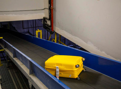 Transportador de bandas - BLUEVEYOR - VANDERLANDE - para equipaje / horizontal / para aeropuerto