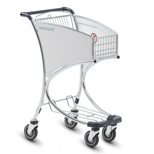 Carro de equipaje para terminal de aeropuerto - Airport-Shopper NG - Wanzl GmbH & Co. KGaA - con 4 ruedas / abierto / para pasajeros