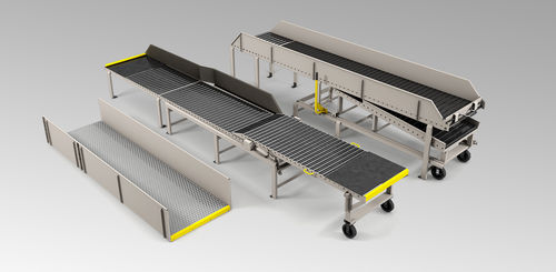 Transportador de rodillos - WASP, INC. - para cargamento / horizontal / inclinado