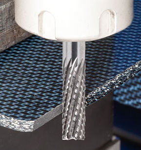 Fresa de carburo - EPN-F - ISCAR FRANCE - de diamante / para metal