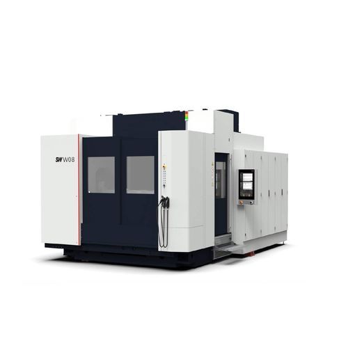 Centro de mecanizado 5 ejes - BA W08 series - SCHWAEBISCHE WERKZEUGMASCHINEN GMBH - horizontal / para la aeronáutica / CNC