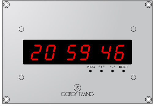 Reloj para aeropuerto - LEDI® 2S NTP  - GORGY TIMING - digital / de cuarzo / con contador de horas de vuelo