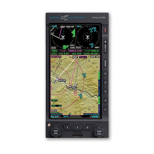 PFD para helicóptero - 500H   - Aspen Avionics, Inc.