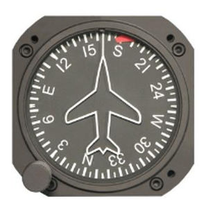 Indicador giroscópico de rumbo analógico - RCA15EK series - KMC - para avión / con giroscopio eléctrico / con luz
